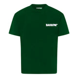 Barrow Kids T-Shirt Verde con Stampa Retro Palms per Bambini