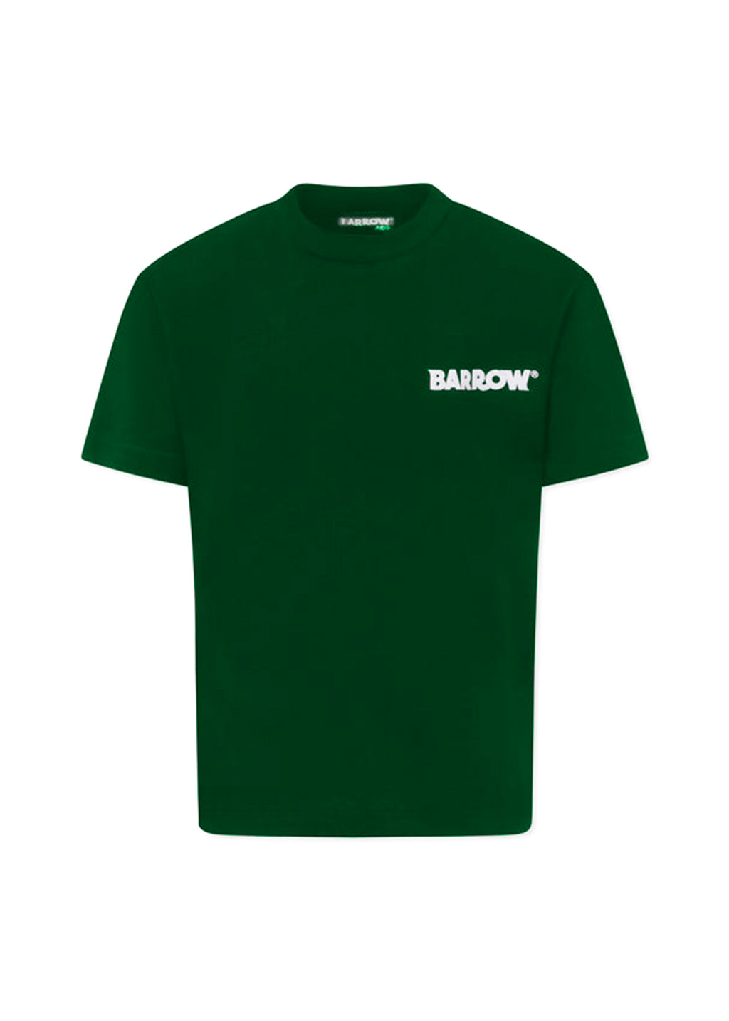 Barrow Kids T-Shirt Verde con Stampa Retro Palms per Bambini