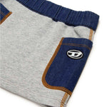 Diesel Kids Gonna in Felpa e Denim per Neonate (dettaglio)