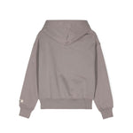 MSGM Kids Felpa Piombo con Cappuccio con Logo per Bambini (retro)+