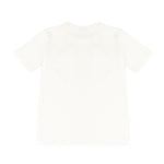 Yes London Kids T-Shirt Bianco con Tasca e Logo per Bambini