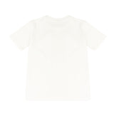 Yes London Kids T-Shirt Bianco con Tasca e Logo per Bambini