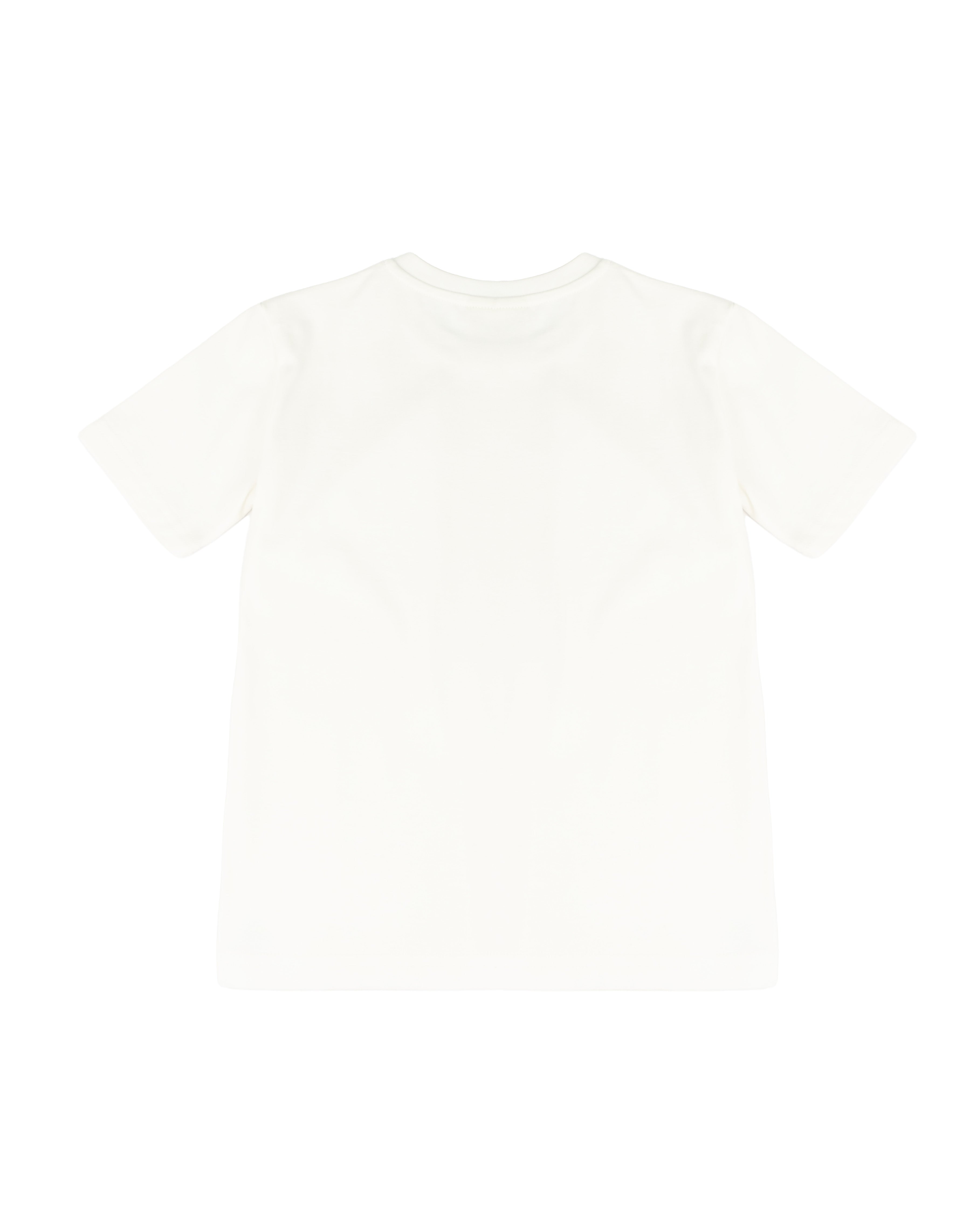 Yes London Kids T-Shirt Bianco con Tasca e Logo per Bambini