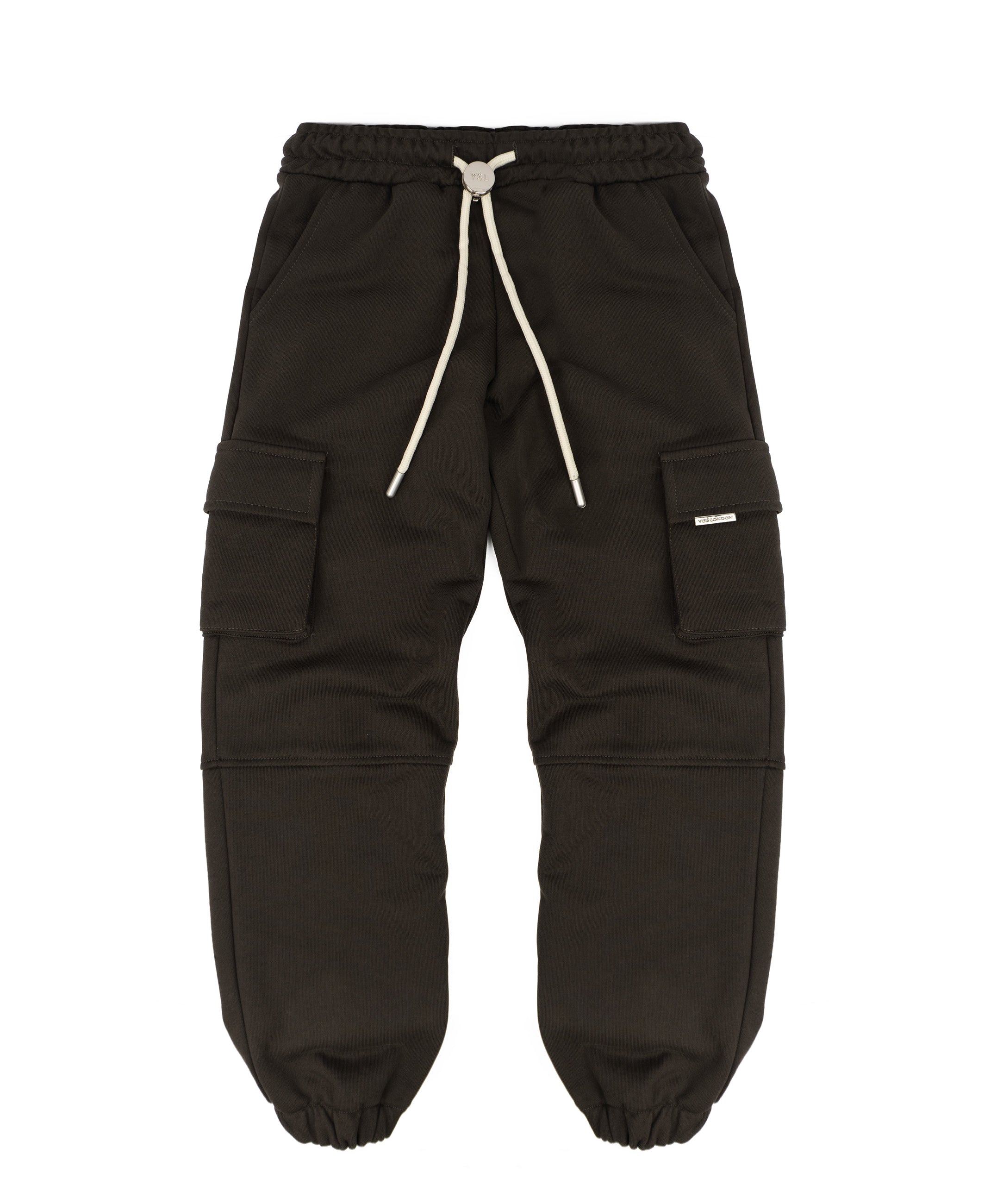 Yes London Kids Pantalone Cargo Verde Edera per BAmbini