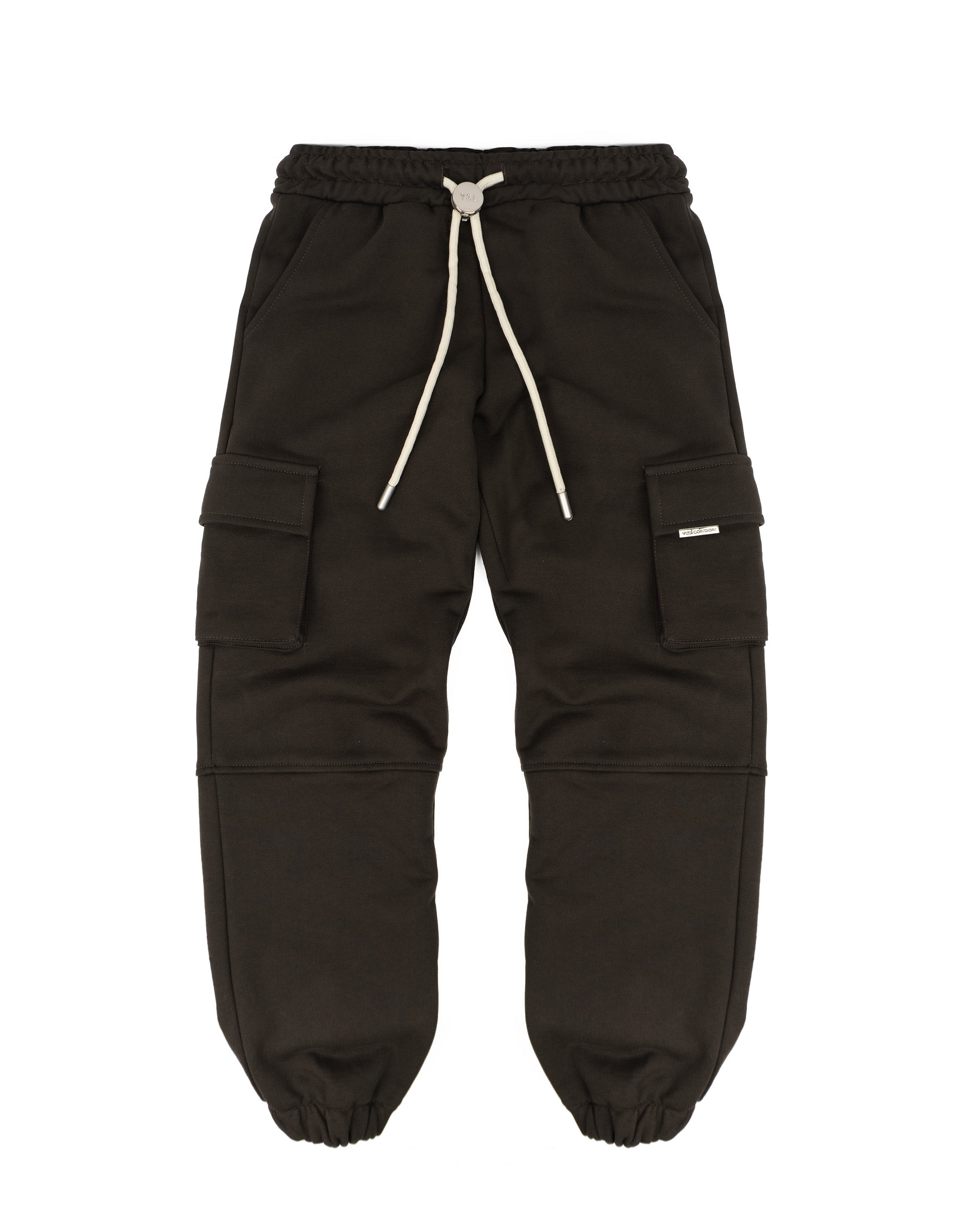 Yes London Kids Pantalone Cargo Verde Edera per BAmbini