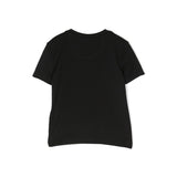 Calvin Klein Kids T-shirt Nera con Stampa Logo per Neonati
