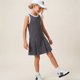 Msgm Kids Abito Giromanica Mood College per Bambine
