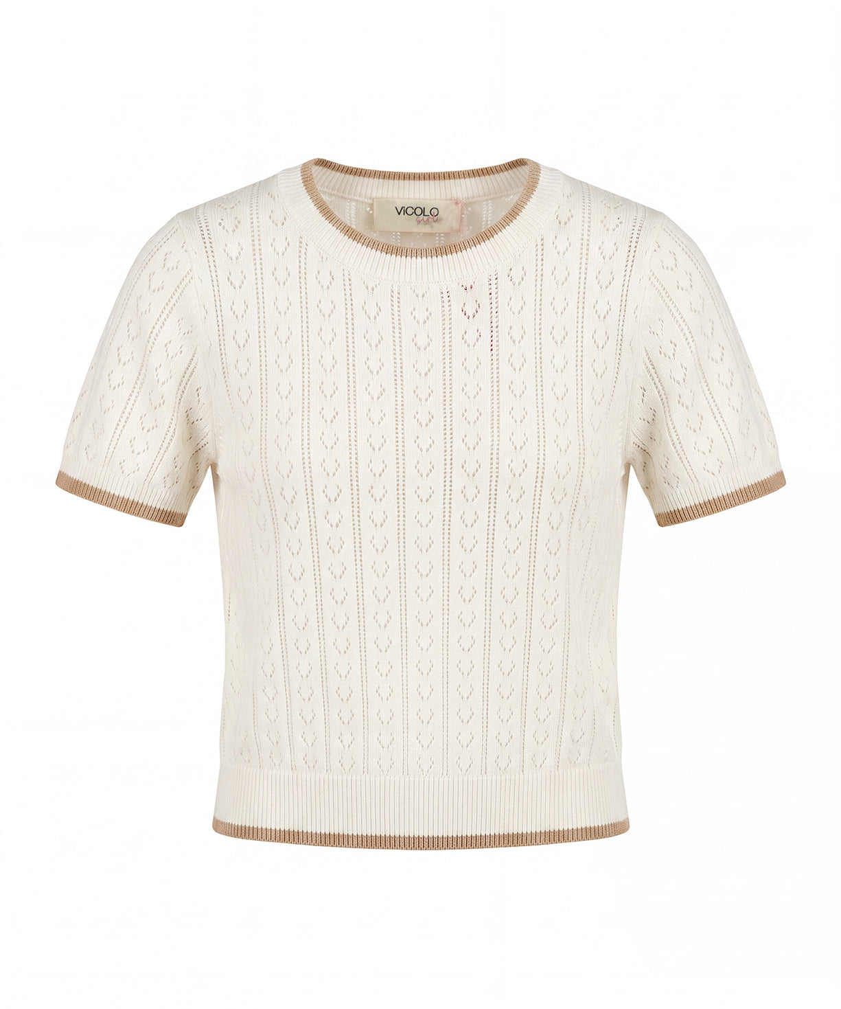 Vicolo Kids T-Shirt Milk in Maglia per Bambine