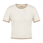 Vicolo Kids T-Shirt Milk in Maglia per Bambine