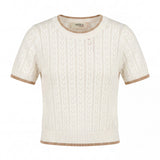 Vicolo Kids T-Shirt Milk in Maglia per Bambine