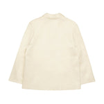 N°21 Kids Giacca Blazer Panna Doppiopetto per Bambine