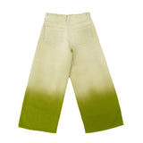 Pinko Kids Jeans Sfumato Verde Olive per Bambine