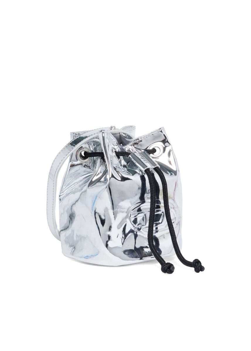 Diesel Kids Borsa Welltyx Lucida Argento per Bambine