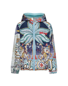 Just Cavalli Kids Giubbino Antivento a Fantasia Unisex