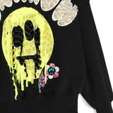 Barrow Kids Felpa con Cappuccio e Stampa Logo per Bambine