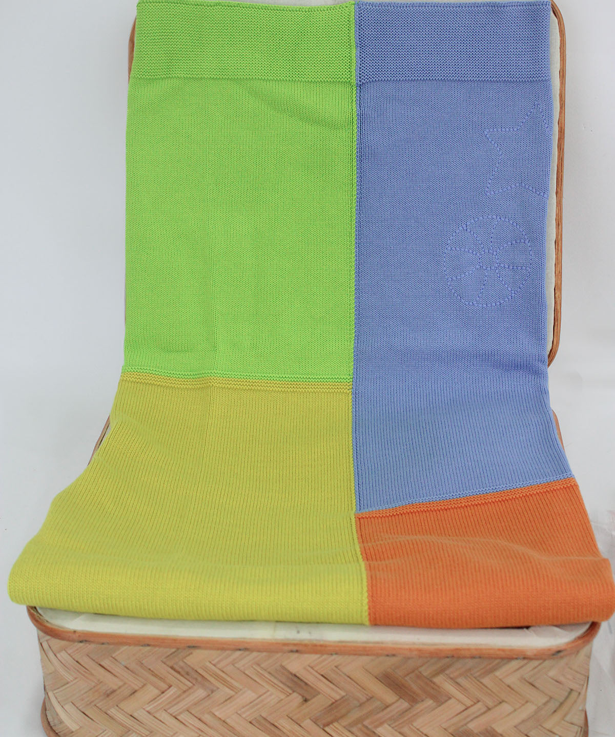 Le Coconne Coperta Multicolor per Neonati