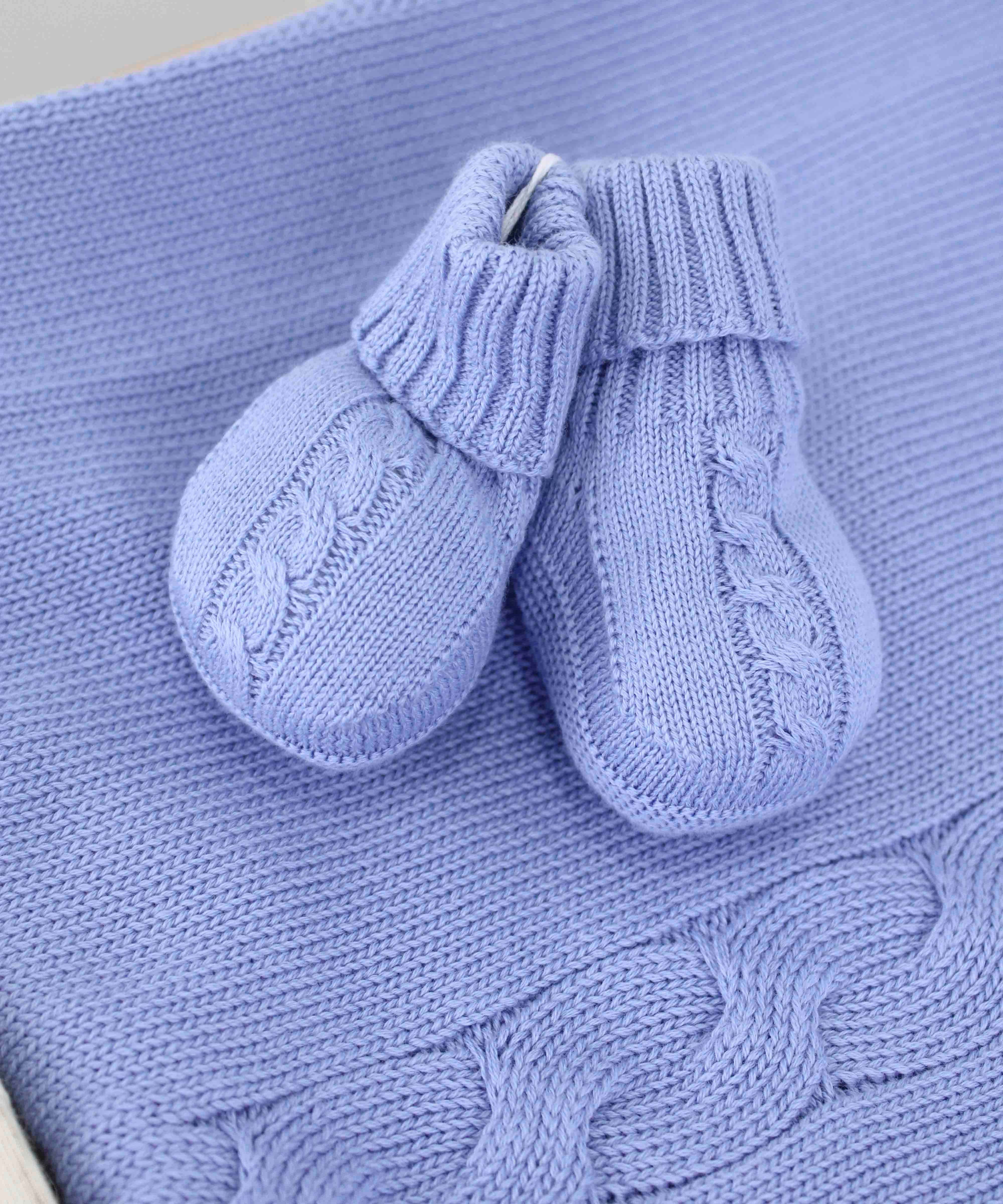 Le Coconne Scarpine Celeste per Neonati