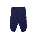 Diesel Kids Pantaloni in Tuta Blu per Neonati (retro)