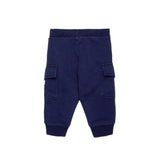 Diesel Kids Pantaloni in Tuta Blu per Neonati (retro)