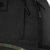 Sprayground Kids Zaino Nero in Nylon con Bocca di Squalo Camouflage e Logo per Bambini o Bambine