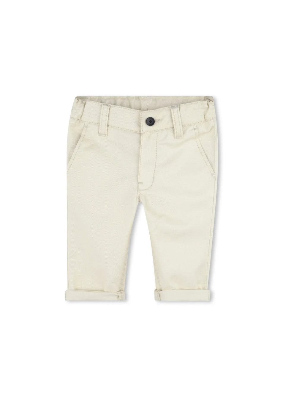 Boss Kids Pantaloni Sabbia Chiari per Neonati