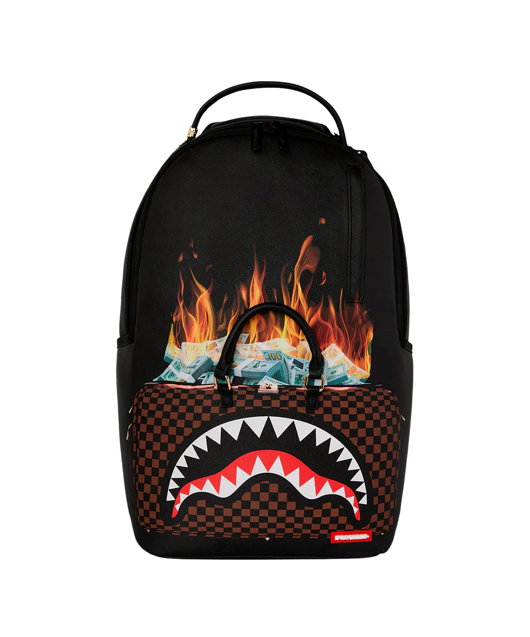 Sprayground Kids Zaino BAG OF MONEY ON FIRE per Bambini