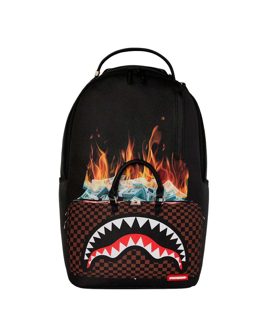 Sprayground Kids Zaino BAG OF MONEY ON FIRE per Bambini