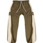 Yes London Kids Pantalone Cammello/Panna per Bambini