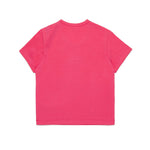 Diesel Kids T-shirt Fucsia con Ricamo Oval D per Bambine (retro)