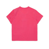 Diesel Kids T-shirt Fucsia con Ricamo Oval D per Bambine (retro)