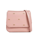 Elisabetta Franchi La Mia Bambina Borsa con Tracolla e Logo All-over a Contrasto per Bambine