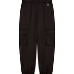 Patrizia Pepe Pantaloni Cargo Neri per Bambine