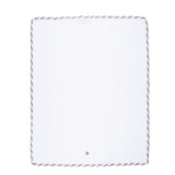 Marlù Coperta Bianca con Orlo Lavorato per Neonati