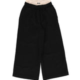 MSGM Kids Pantalone Blu Scuro con Logo in Vita per Bambine