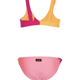 F**K Kids Costume Rosa e Arancione per Bambine