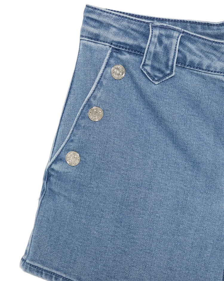 Twinset Kids Shorts in Denim per Bambine