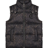 Just Cavalli Kids Giubbino Smanicato Fantasia Animalier Nero per Bambini