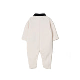 Elisabetta Franchi La Mia Bambina Tutina Panna con Taschine per Neonate