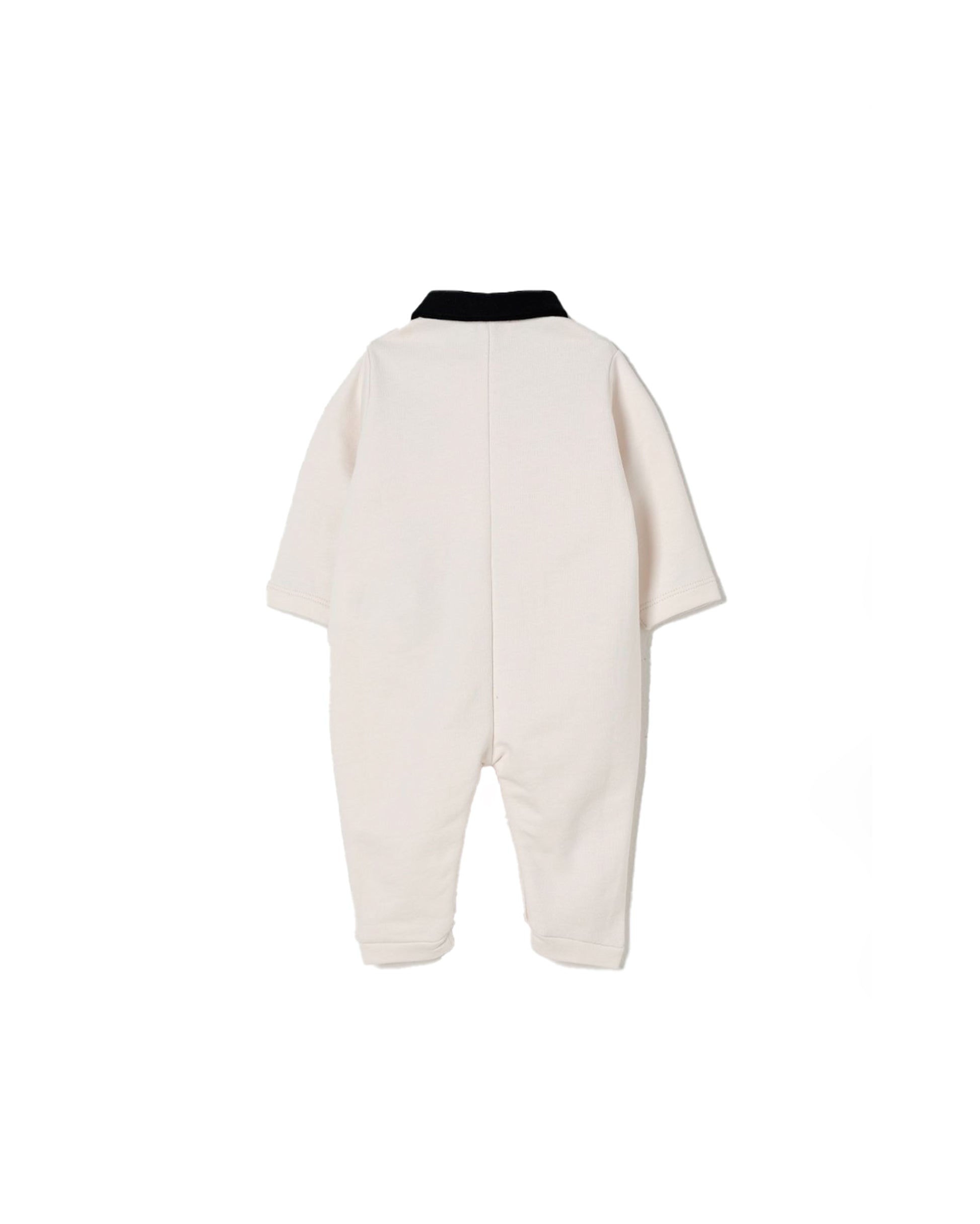 Elisabetta Franchi La Mia Bambina Tutina Panna con Taschine per Neonate