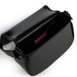 Diesel Kids Borsello Nero con Logo Oval-D per Bambine