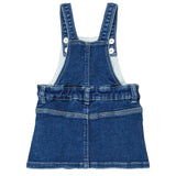 Diesel Kids Salopette in Denim con Logo Ricamato per Neonate