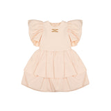 Elisabetta Franchi La Mia Bambina Abito con Maniche a Sbuffo per Bambine