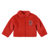 Blumarine Kids Giubbino Rosso con Lettera per Neonate