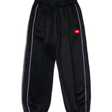 Diesel Kids Pantaloni di Tuta Neri con Logo per Bambine