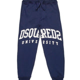 Dsquared2 Kids Pantaloni Jogger Blu per Bambini