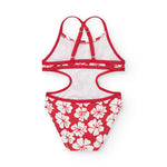 Tuc Tuc Costume Monokini Bianco/Rosso per Neonate