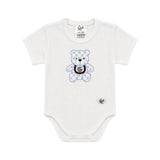 Gabriella Gucci Kids Body Teddy Bear Stampa Blu per Neonati