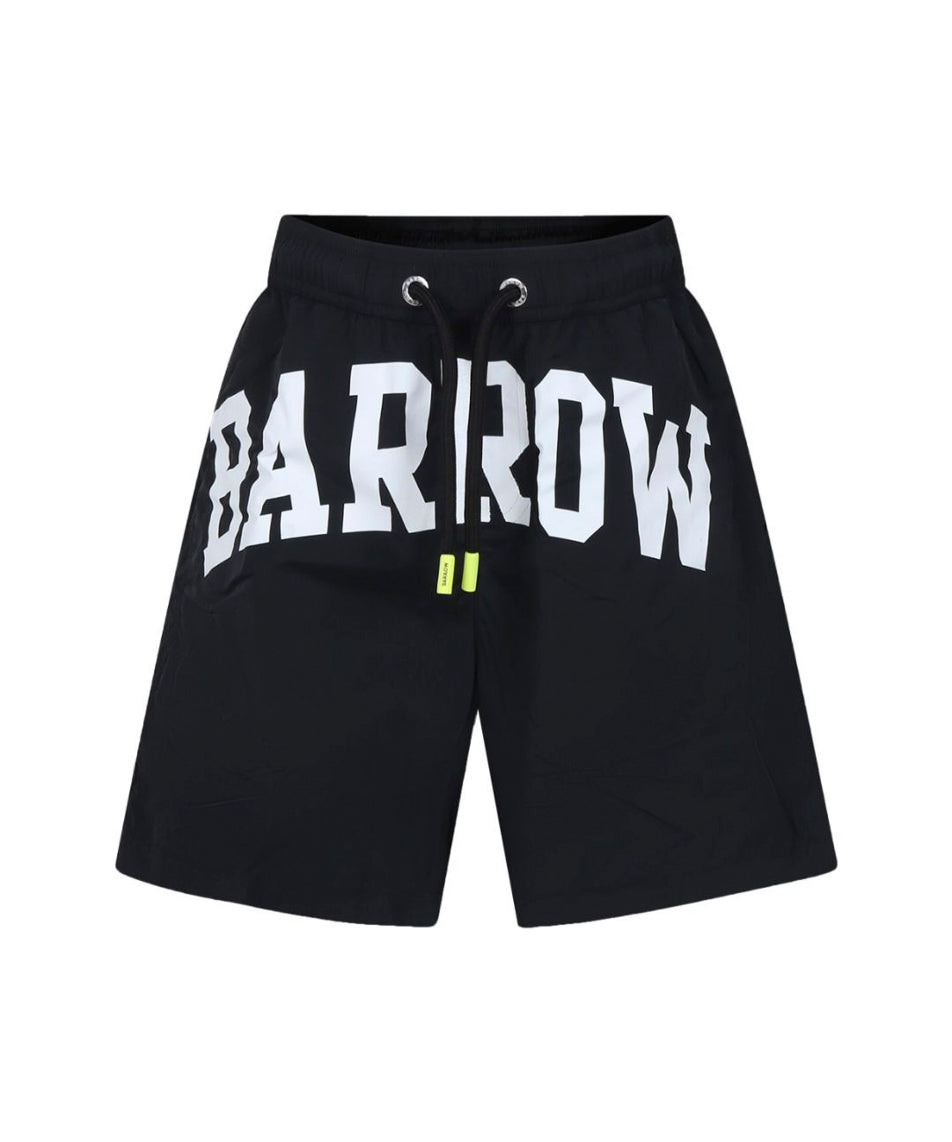 Barrow Kids Costume Boxer Nero con Logo