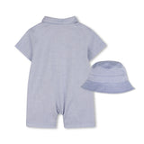 Boss Kids Tutina + Cappello Blu per Neonati