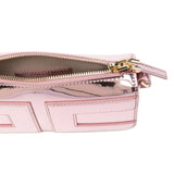 Elisabetta Franchi La Mia Bambina Borsetta con Tracolla Ecopelle Effetto Metallico Rosa per Bambine